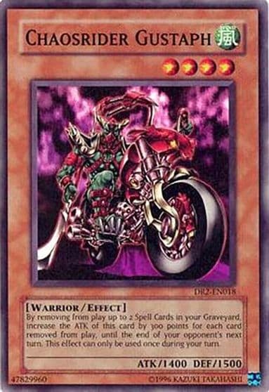 Chaosrider Gustaph Dark Revelation Volume 2 Yu-Gi-Oh! card