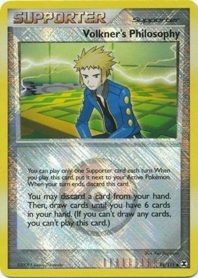 Volkner's Philosophy (Player Reward) League & Championship Cards Pokemon card