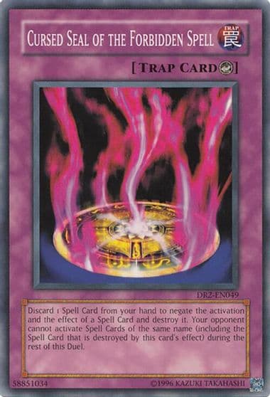Cursed Seal of the Forbidden Spell Dark Revelation Volume 2 Yu-Gi-Oh! card