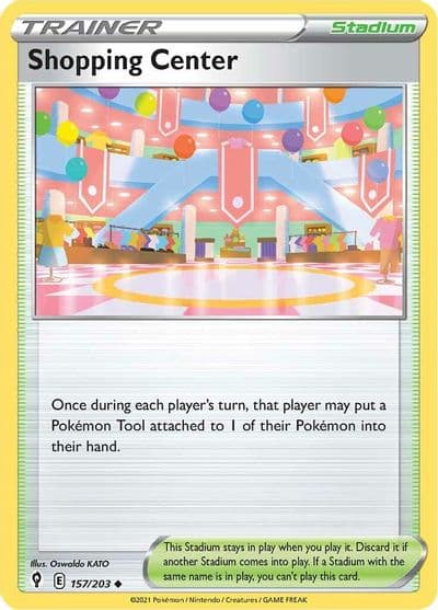 Shopping Center SWSH07: Evolving Skies Pokemon card