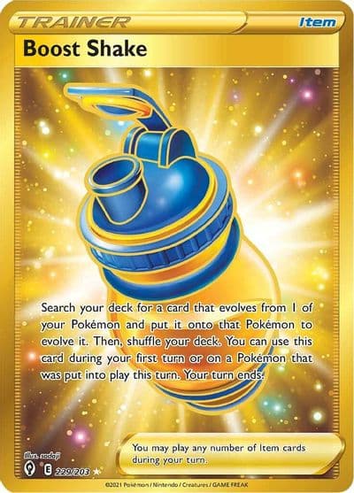 Boost Shake (Secret) SWSH07: Evolving Skies Pokemon card