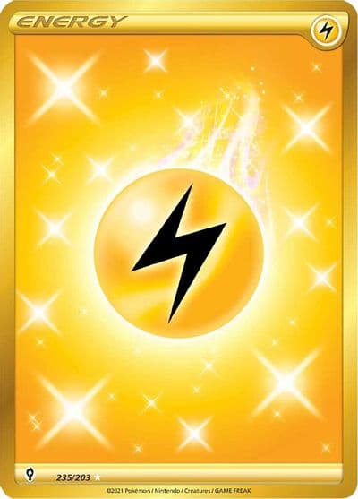 Lightning Energy (Secret) SWSH07: Evolving Skies Pokemon card