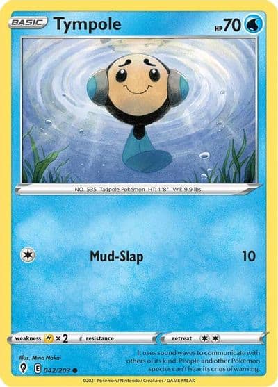 Tympole SWSH07: Evolving Skies Pokemon card
