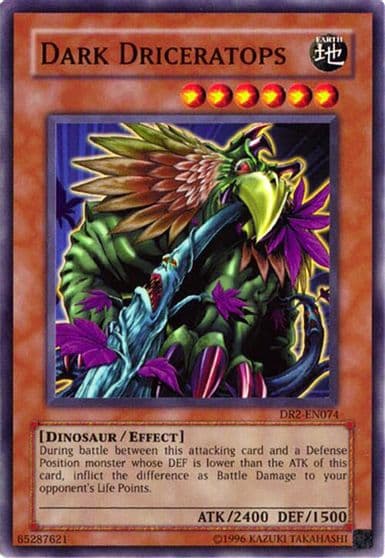 Dark Driceratops Dark Revelation Volume 2 Yu-Gi-Oh! card