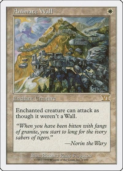 Animate Wall Classic Sixth Edition Magic card