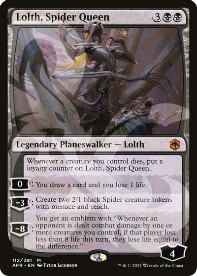 Lolth Spider Queen AFR Ampersand Promos Magic card