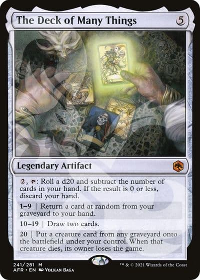 The Deck of Many Things AFR Ampersand Promos Magic card