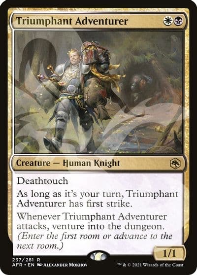 Triumphant Adventurer AFR Ampersand Promos Magic card