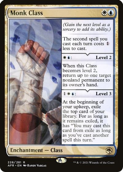 Monk Class AFR Ampersand Promos Magic card