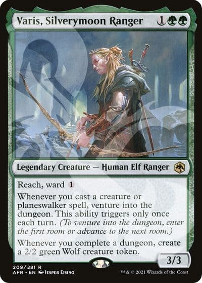 Varis Silverymoon Ranger AFR Ampersand Promos Magic card