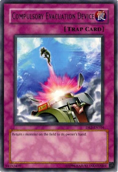 Compulsory Evacuation Device Dark Revelation Volume 2 Yu-Gi-Oh! card