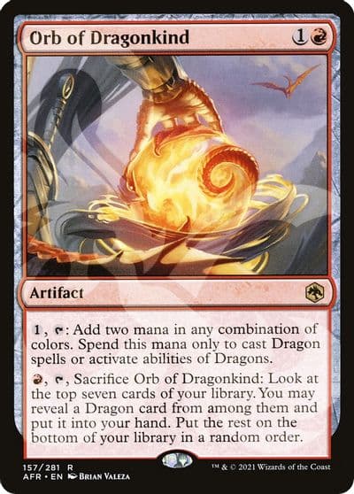 Orb of Dragonkind AFR Ampersand Promos Magic card