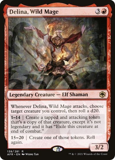 Delina Wild Mage AFR Ampersand Promos Magic card