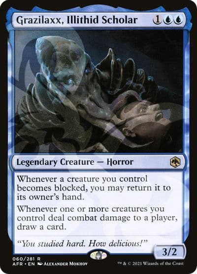 Grazilaxx Illithid Scholar AFR Ampersand Promos Magic card