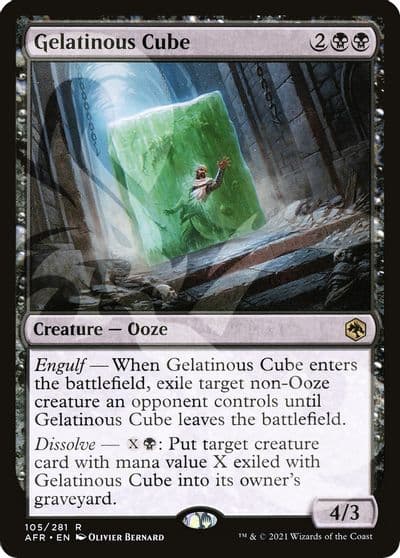 Gelatinous Cube AFR Ampersand Promos Magic card