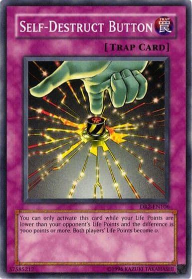 Self Destruct Button Dark Revelation Volume 2 Yu-Gi-Oh! card