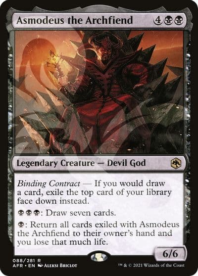 Asmodeus the Archfiend AFR Ampersand Promos Magic card