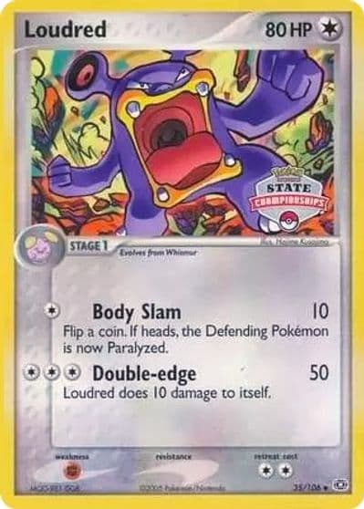 Loudred 35/106 (State Championships) League & Championship Cards Pokemon card