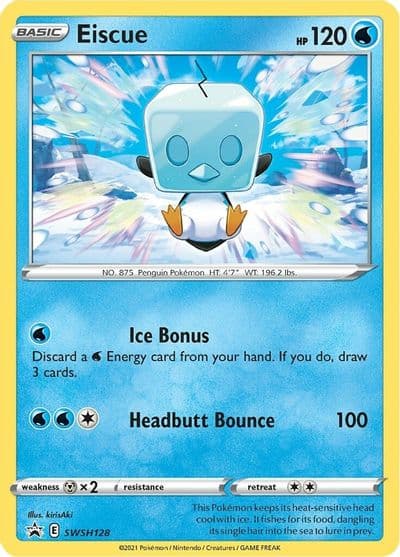 Eiscue - SWSH128 SWSH: Sword & Shield Promo Cards Pokemon card