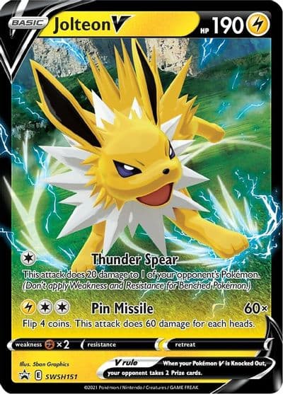 Jolteon V - SWSH151 SWSH: Sword & Shield Promo Cards Pokemon card