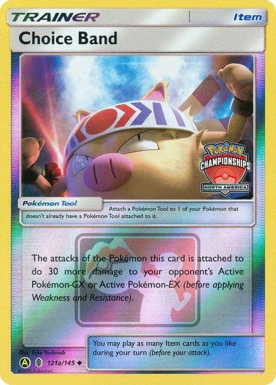 Choice Band - 121a/145 (North America Championships) League & Championship Cards Pokemon card