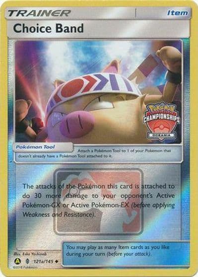 Choice Band - 121a/145 (Oceania Championships) League & Championship Cards Pokemon card