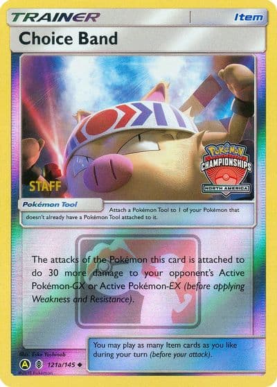 Choice Band - 121a/145 (North America Championships) [Staff] League & Championship Cards Pokemon card