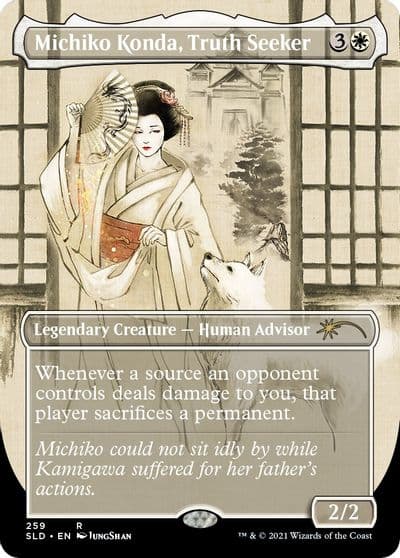 Michiko Konda Truth Seeker Secret Lair Drop Series Magic card