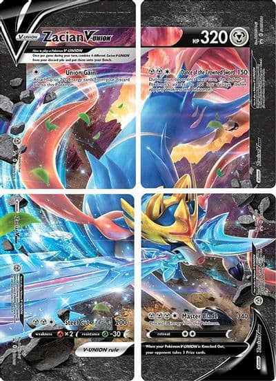 Zacian V-UNION [Set of 4] SWSH: Sword & Shield Promo Cards Pokemon card