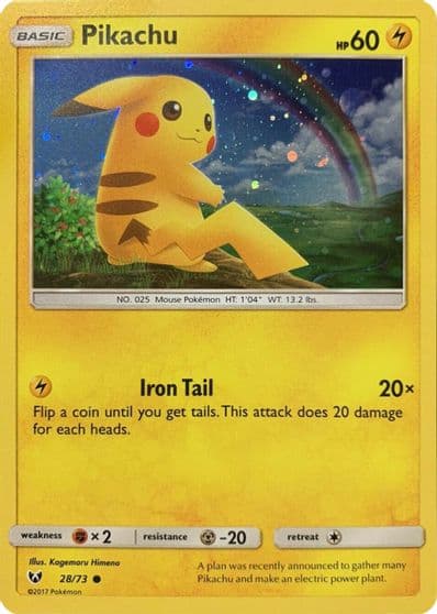 Pikachu (Cosmos Holo) Miscellaneous Cards & Products Pokemon card