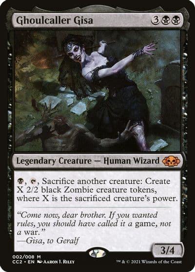 Ghoulcaller Gisa Commander Collection: Black Magic card