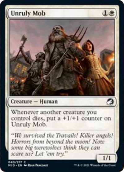 Unruly Mob Innistrad: Midnight Hunt Magic card