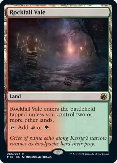 Rockfall Vale Innistrad: Midnight Hunt Magic card