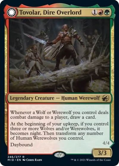 Tovolar Dire Overlord Innistrad: Midnight Hunt Magic card