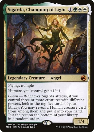 Sigarda Champion of Light Innistrad: Midnight Hunt Magic card