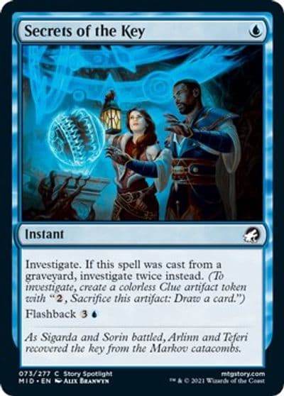 Secrets of the Key Innistrad: Midnight Hunt Magic card