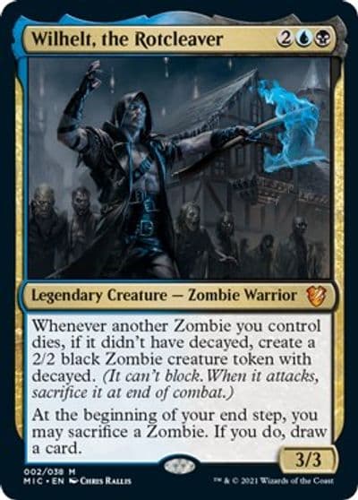 Wilhelt the Rotcleaver Commander: Innistrad: Midnight Hunt Magic card