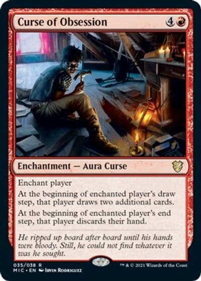 Curse of Obsession Commander: Innistrad: Midnight Hunt Magic card