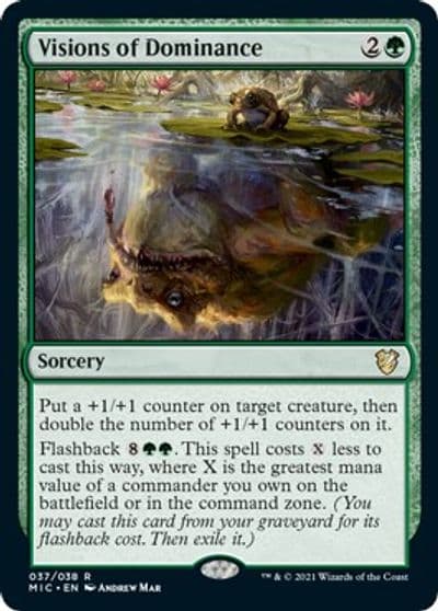 Visions of Dominance Commander: Innistrad: Midnight Hunt Magic card