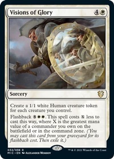 Visions of Glory Commander: Innistrad: Midnight Hunt Magic card