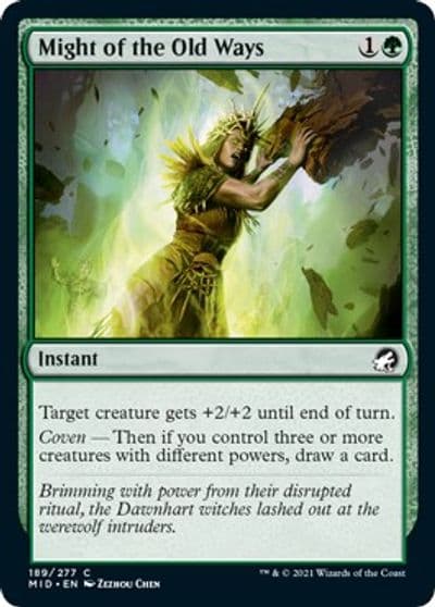 Might of the Old Ways Innistrad: Midnight Hunt Magic card