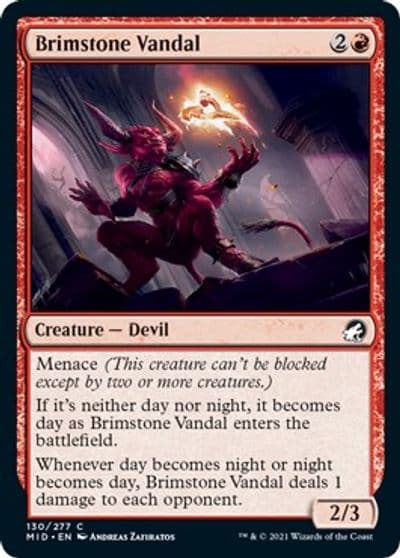 Brimstone Vandal Innistrad: Midnight Hunt Magic card