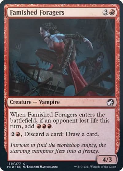 Famished Foragers Innistrad: Midnight Hunt Magic card