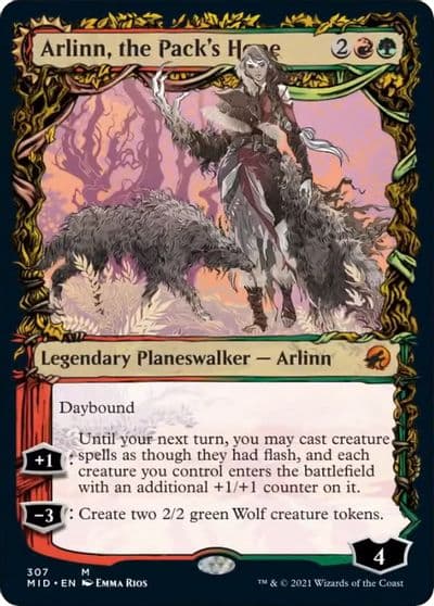 Arlinn the Packs Hope Showcase Innistrad: Midnight Hunt Magic card