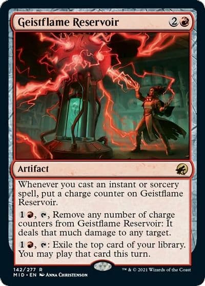 Geistflame Reservoir Innistrad: Midnight Hunt Magic card