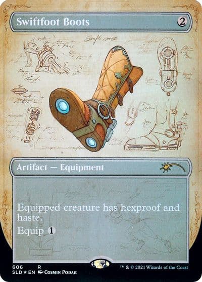 Swiftfoot Boots Secret Lair Drop Series Magic card