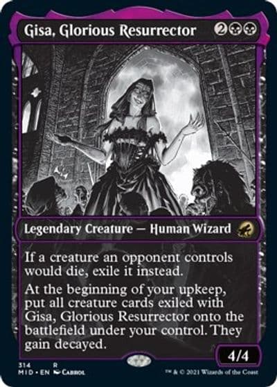 Gisa Glorious Resurrector Showcase Innistrad: Midnight Hunt Magic card