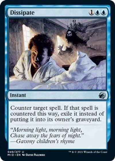 Dissipate Innistrad: Midnight Hunt Magic card