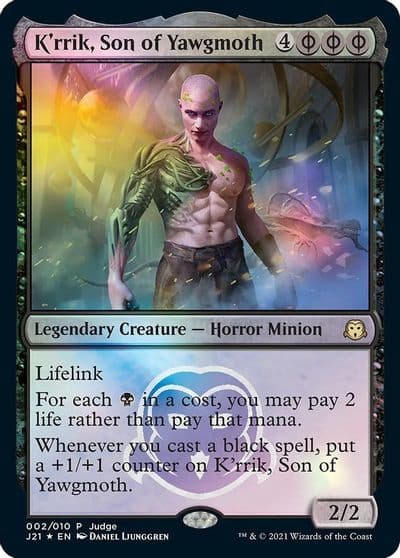 Krrik Son of Yawgmoth Judge Promos Magic card