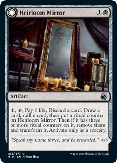 Heirloom Mirror Innistrad: Midnight Hunt Magic card